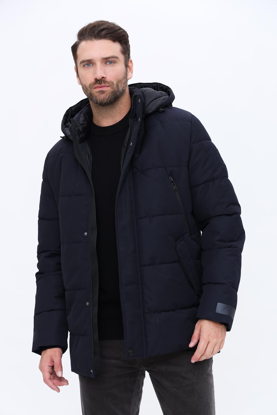 Куртка New Canadian стеганая тёмно-синяя
