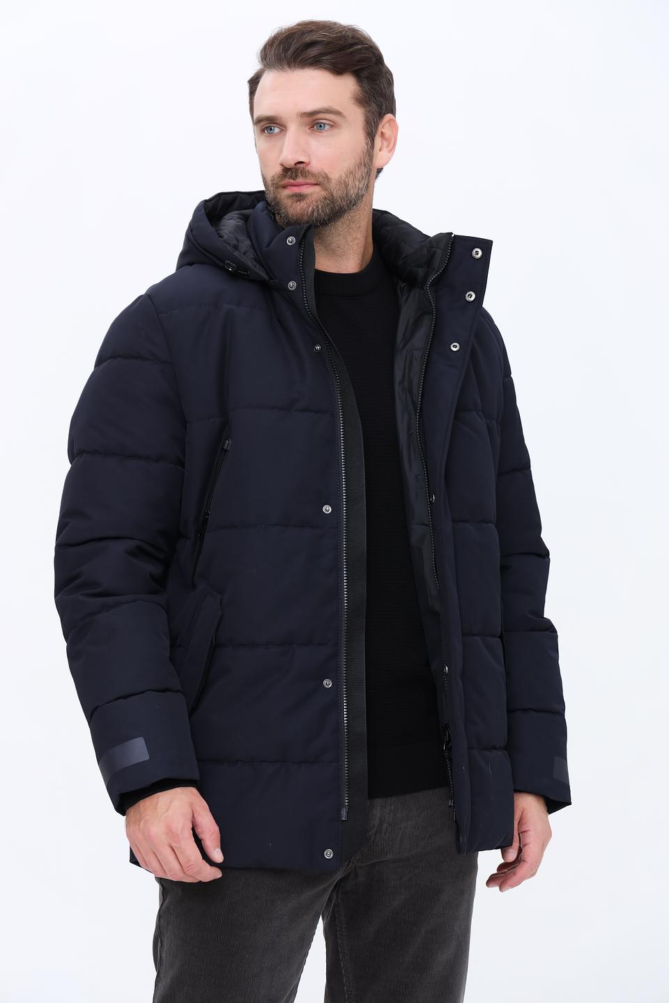 Куртка New Canadian стеганая тёмно-синяя
