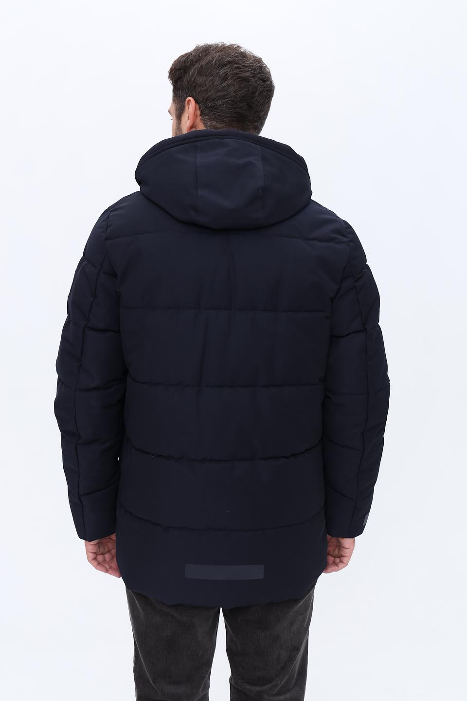 Куртка New Canadian стеганая тёмно-синяя