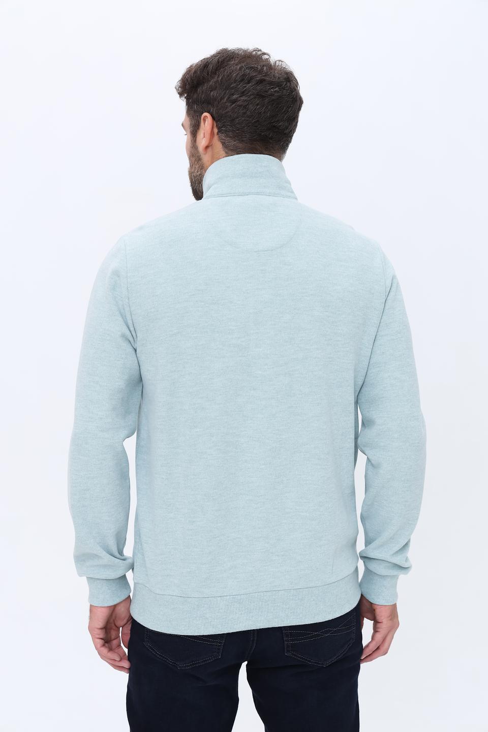 Джемпер Claudio Campione с молнией голубой