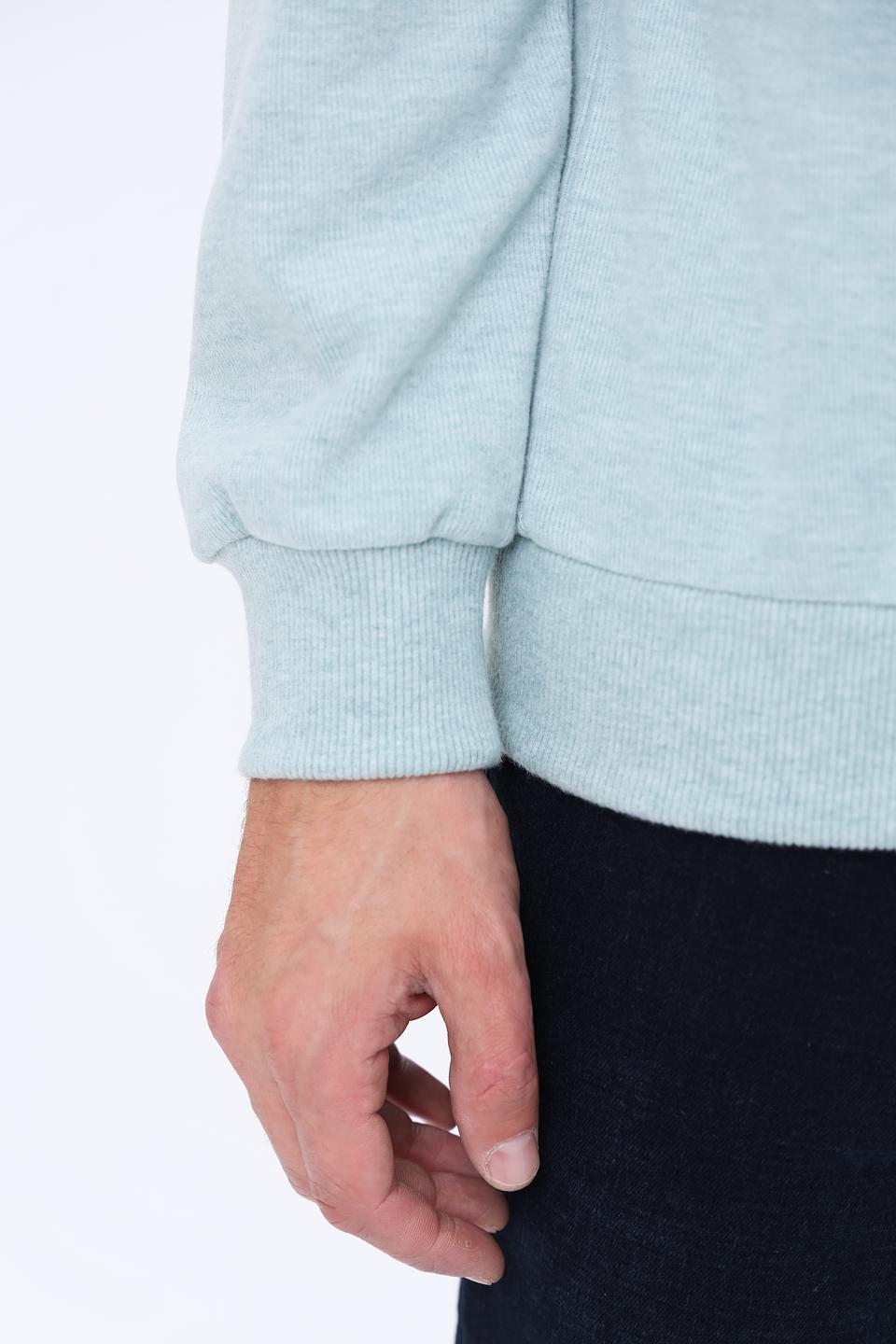 Джемпер Claudio Campione с молнией голубой