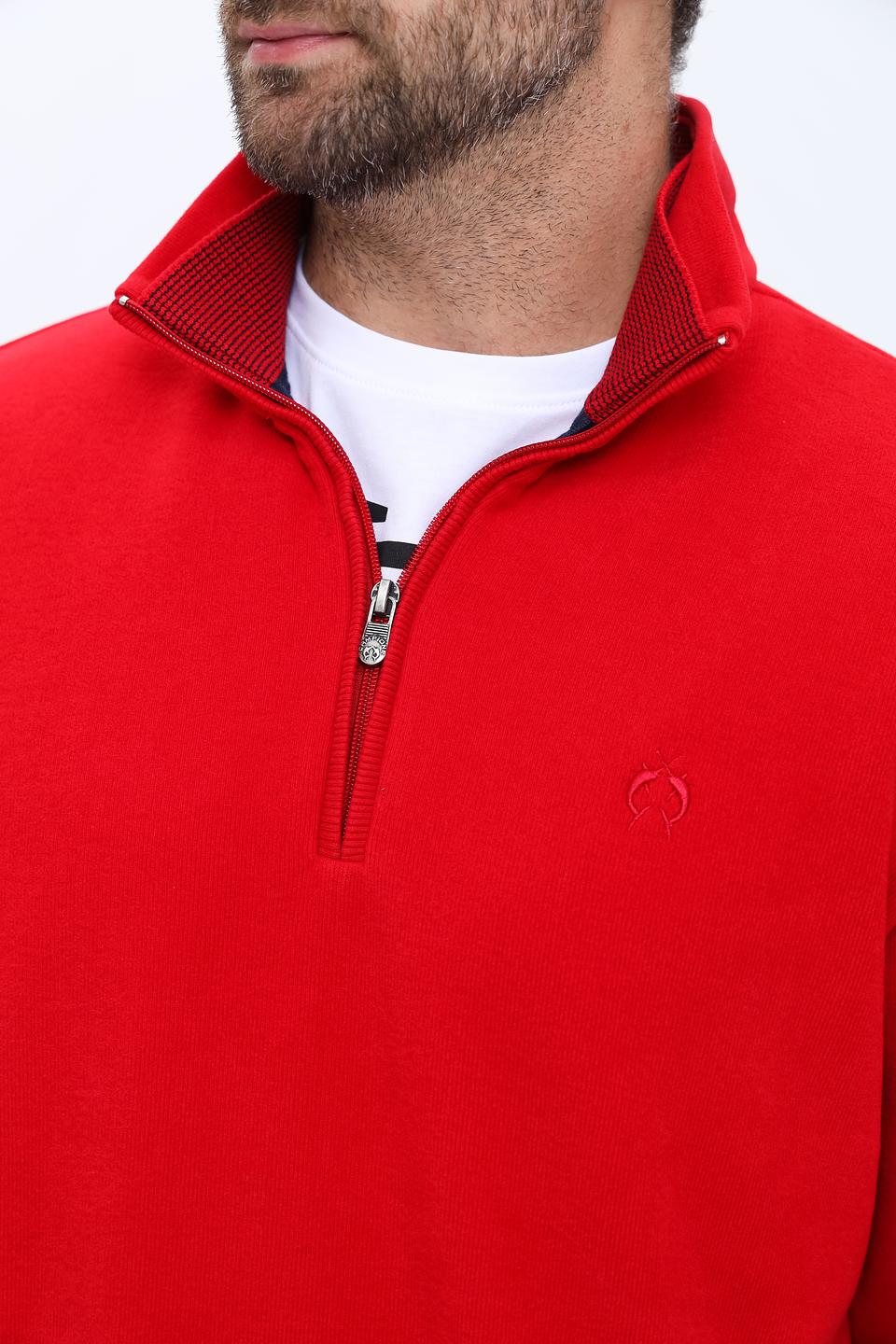 Джемпер Claudio Campione красный с молнией