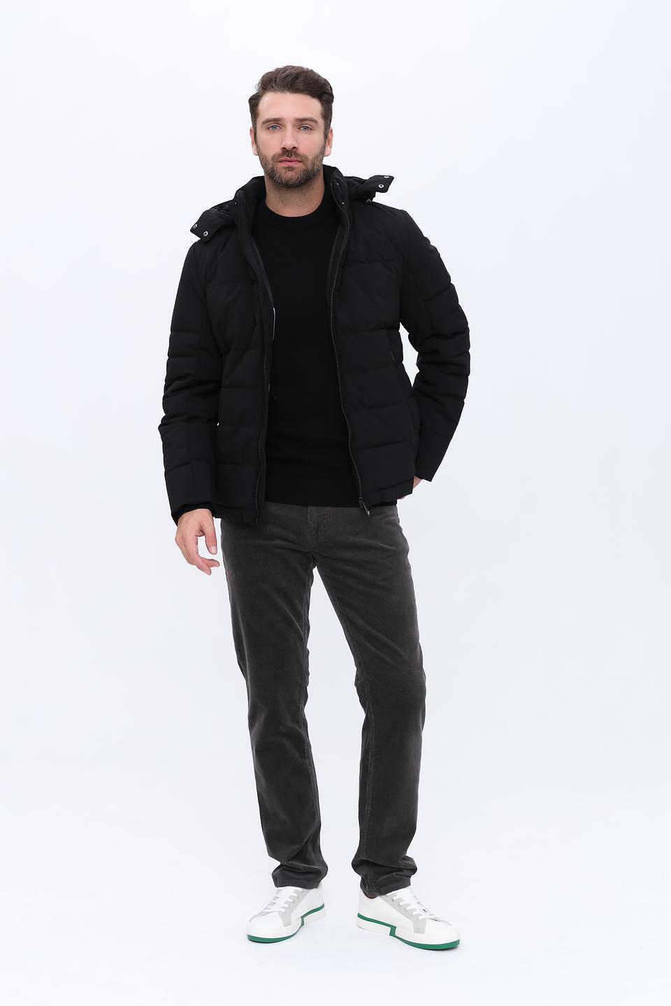 Куртка New Canadian чёрная стеганая