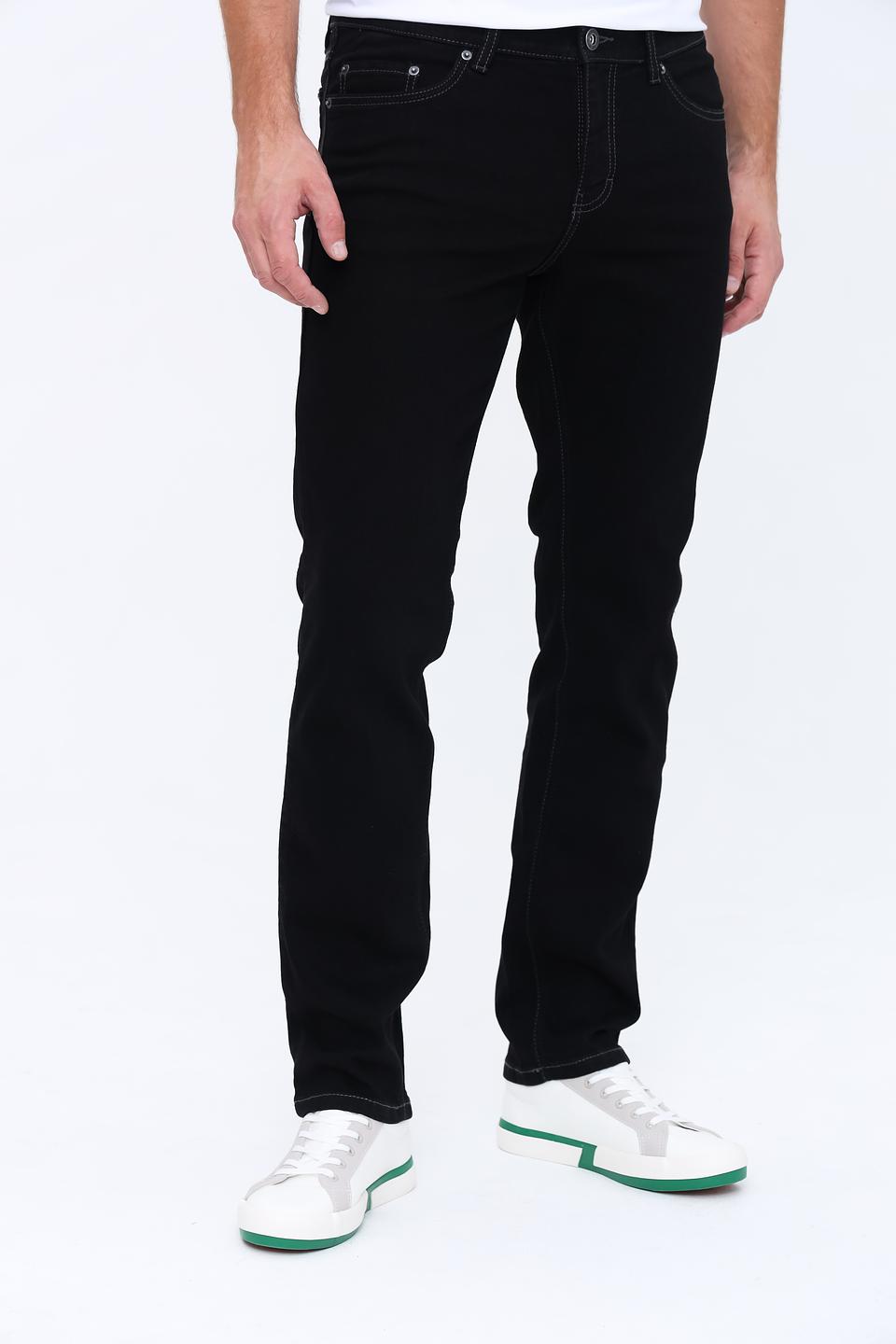 Джинсы Paddoks чёрные с контрастной строчкой