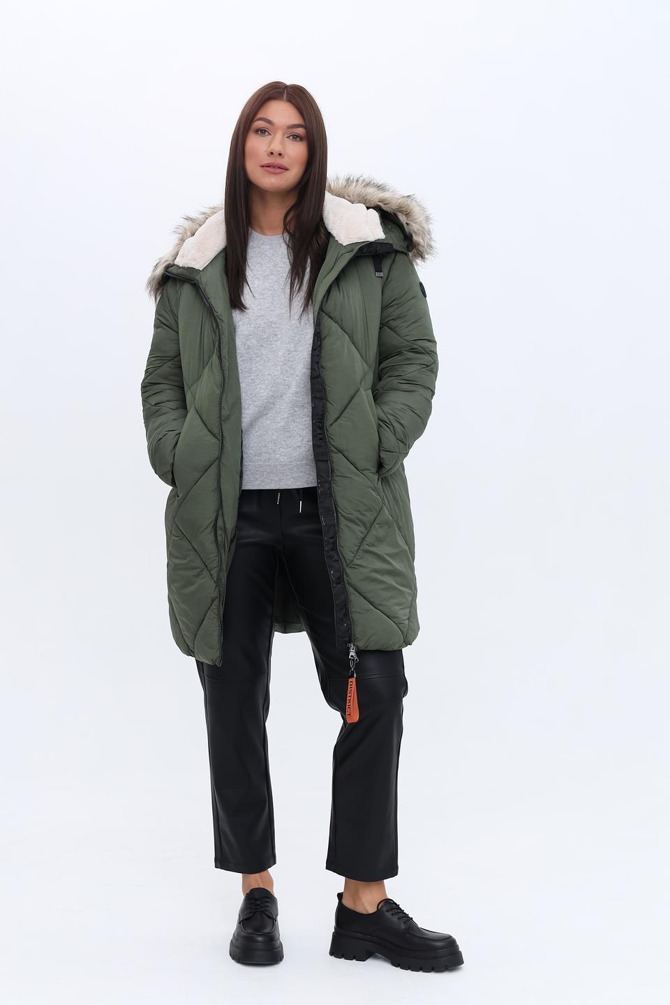 Куртка District стеганая хаки