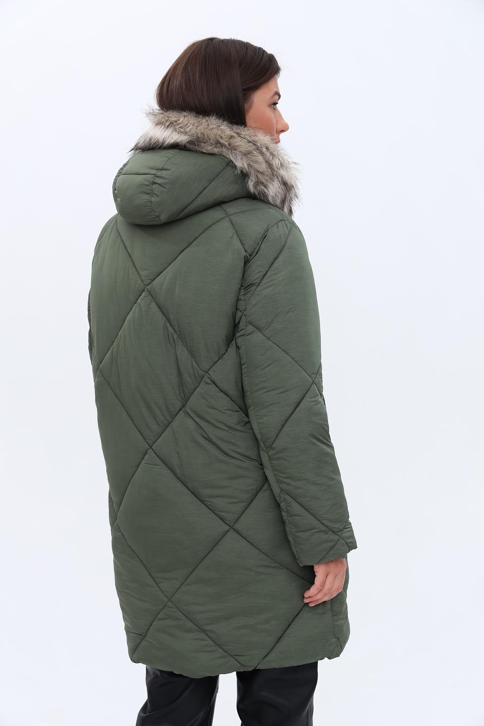 Куртка District стеганая хаки