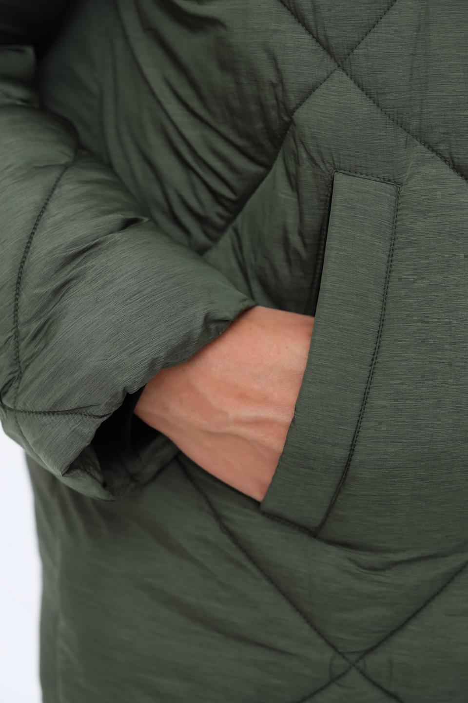 Куртка District стеганая хаки