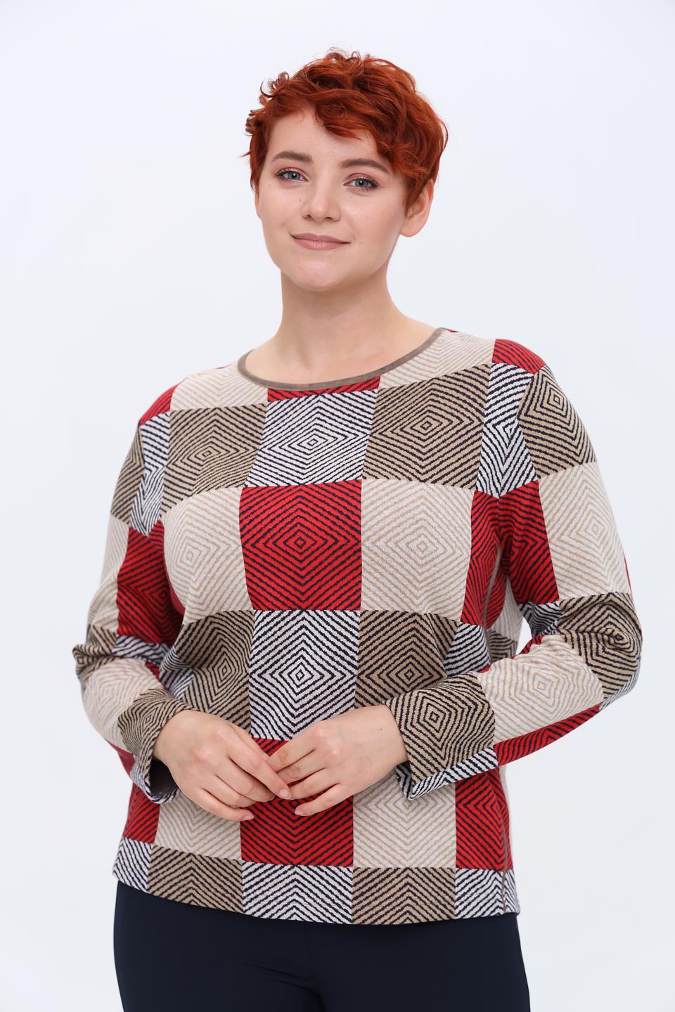 Пуловер Frank Walder в клетку