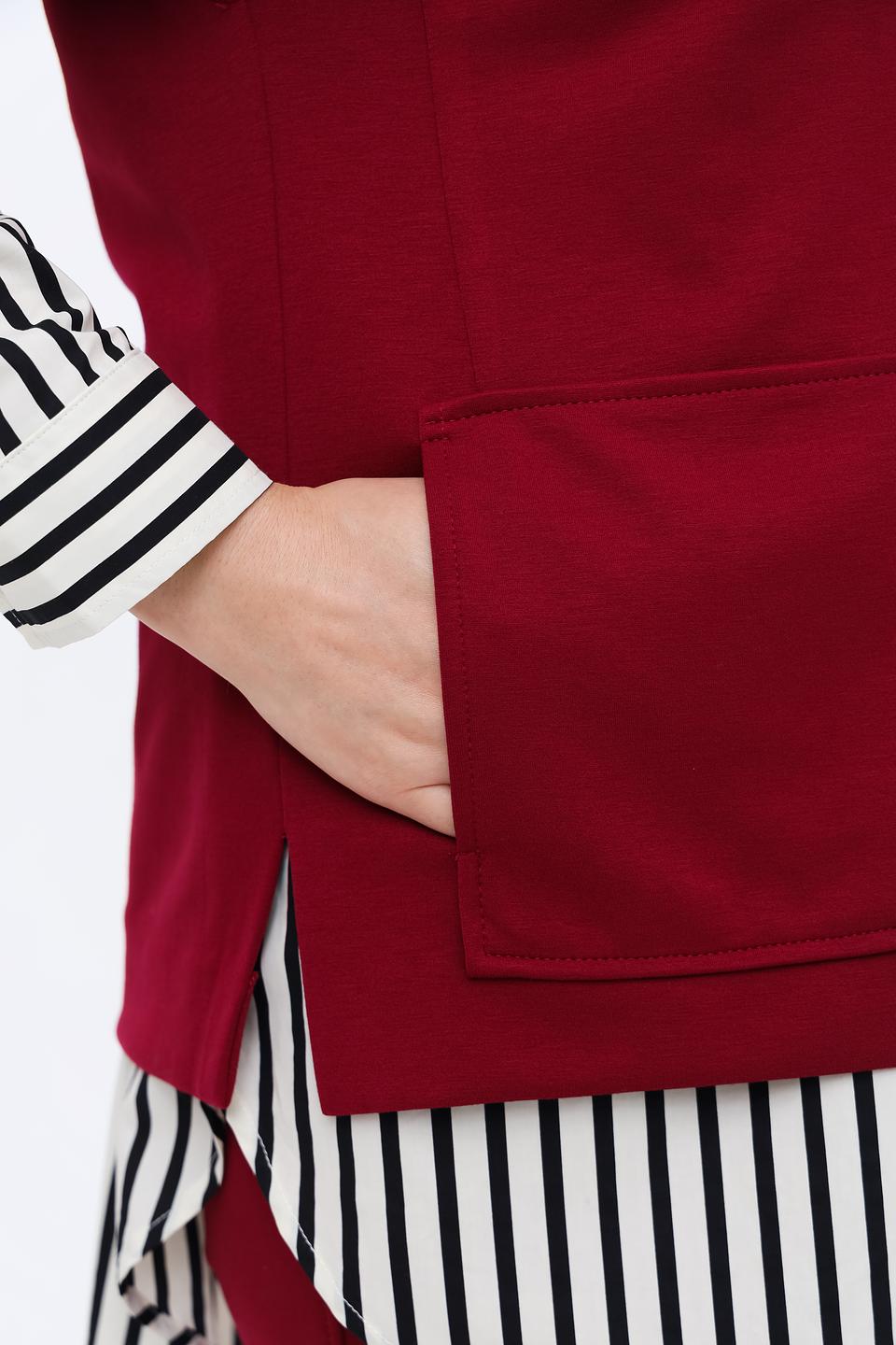 Жилет Rabe collection бордовый