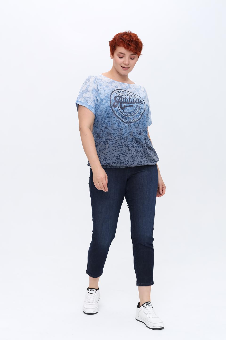 Джинсы Rabe collection узкие тёмно-синие