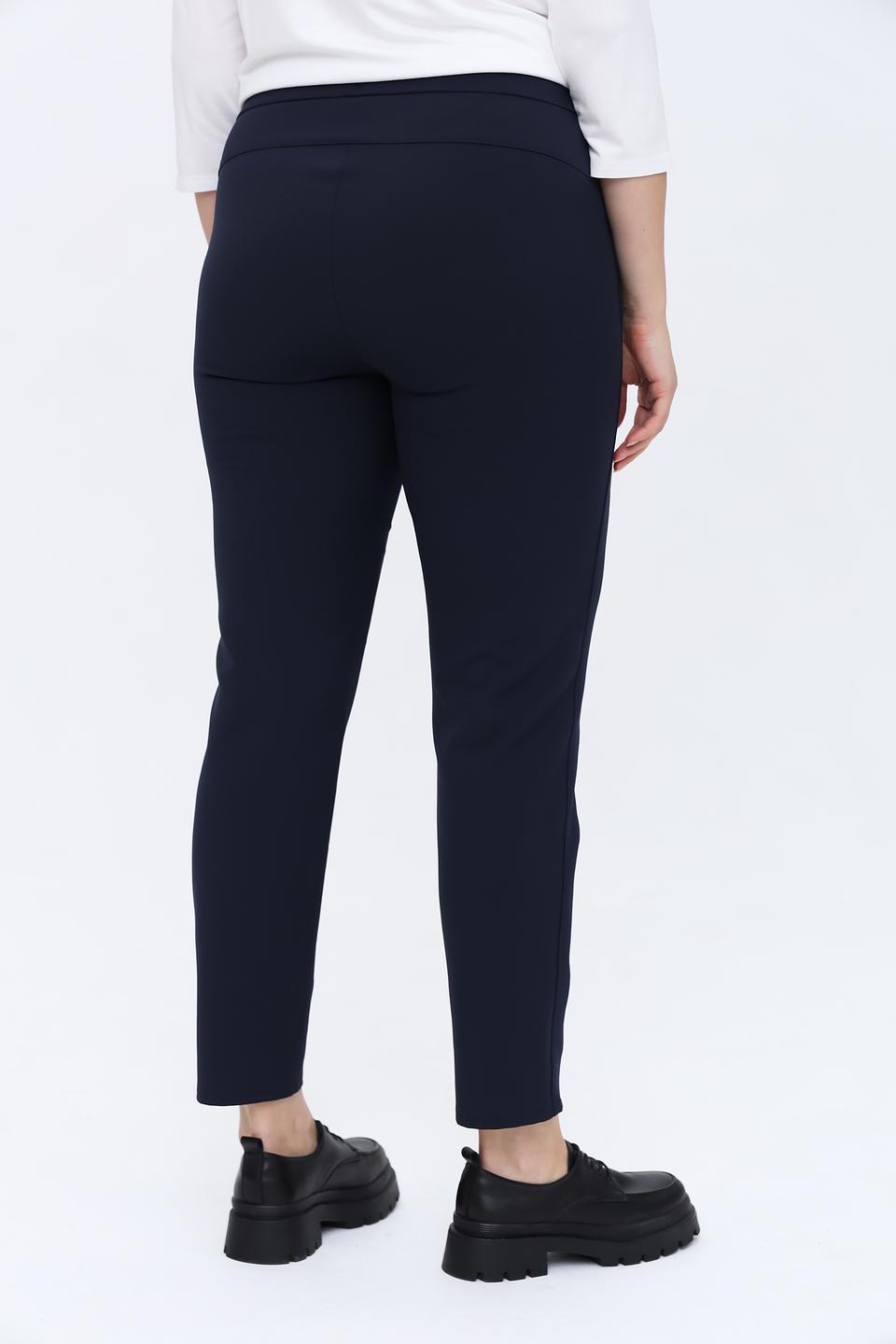 Брюки Frank Walder с молниями темно-синие