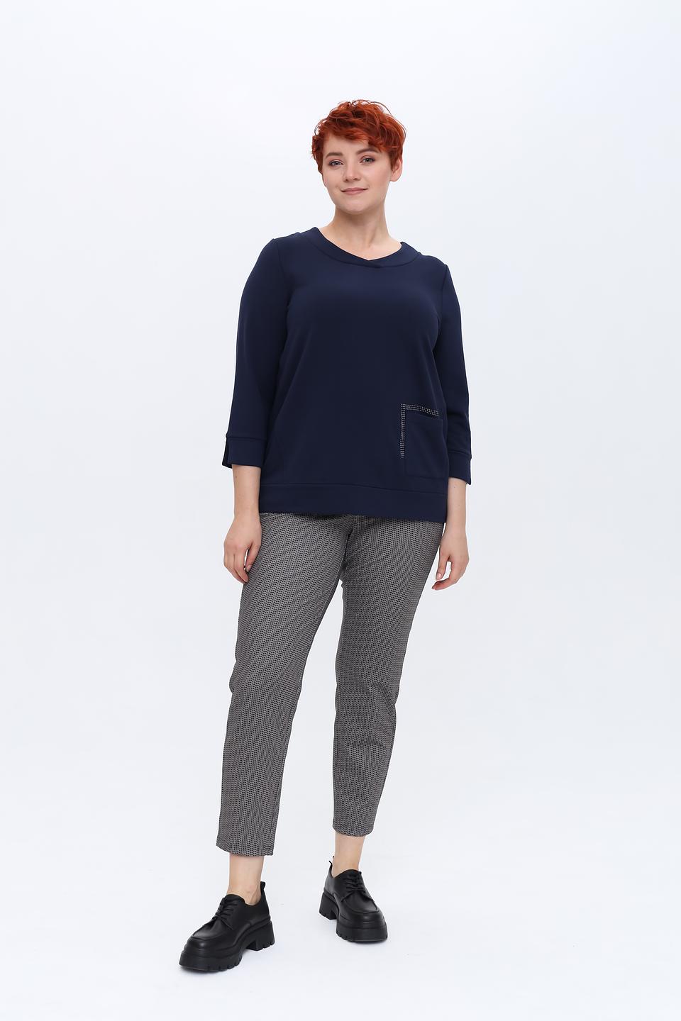 Пуловер Via Appia DUE темно-синий