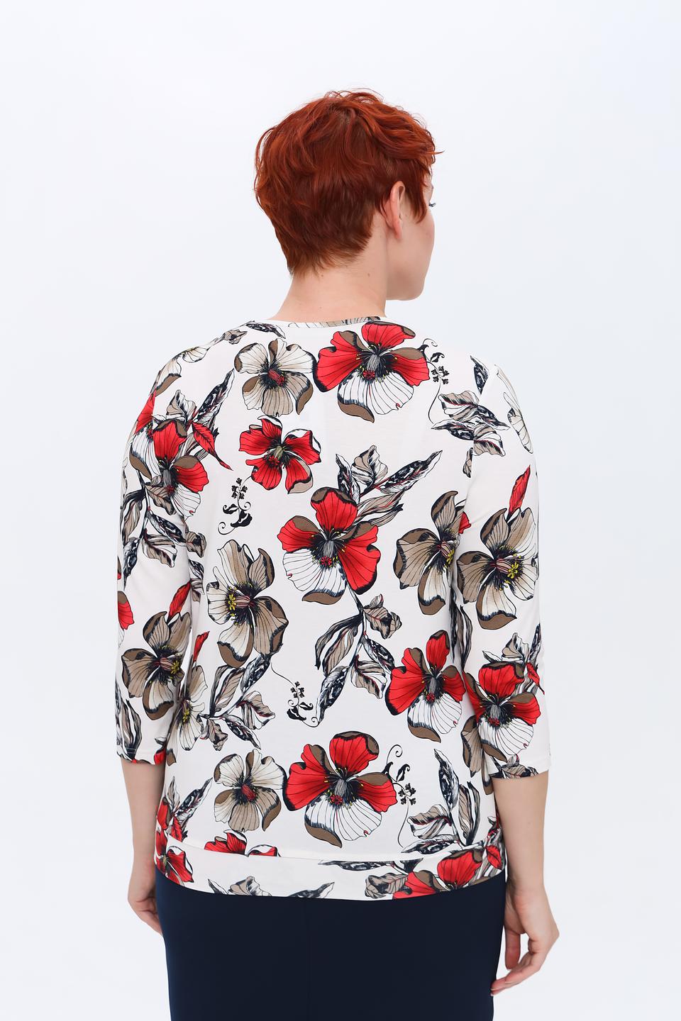 Блуза Frank Walder с цветочным принтом