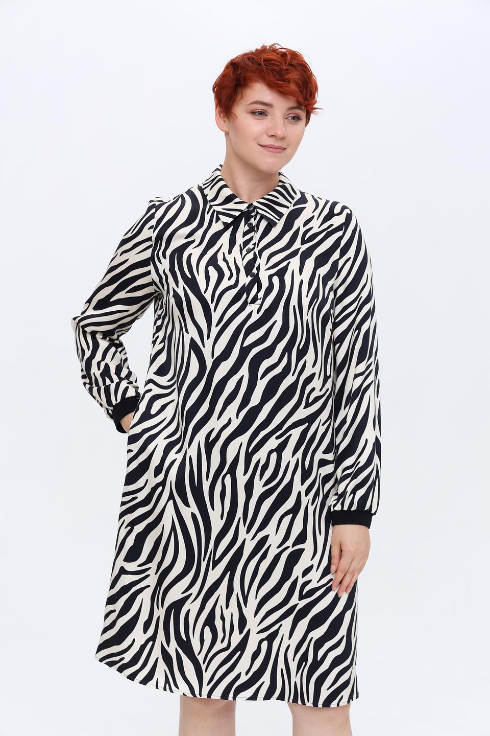 Платье Tuzzi приталенное в полоску