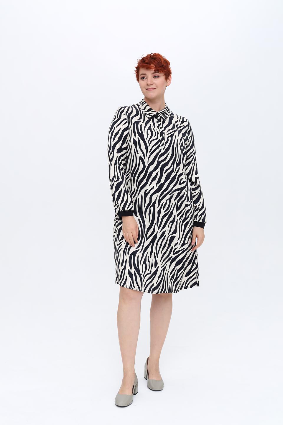 Платье Tuzzi приталенное в полоску