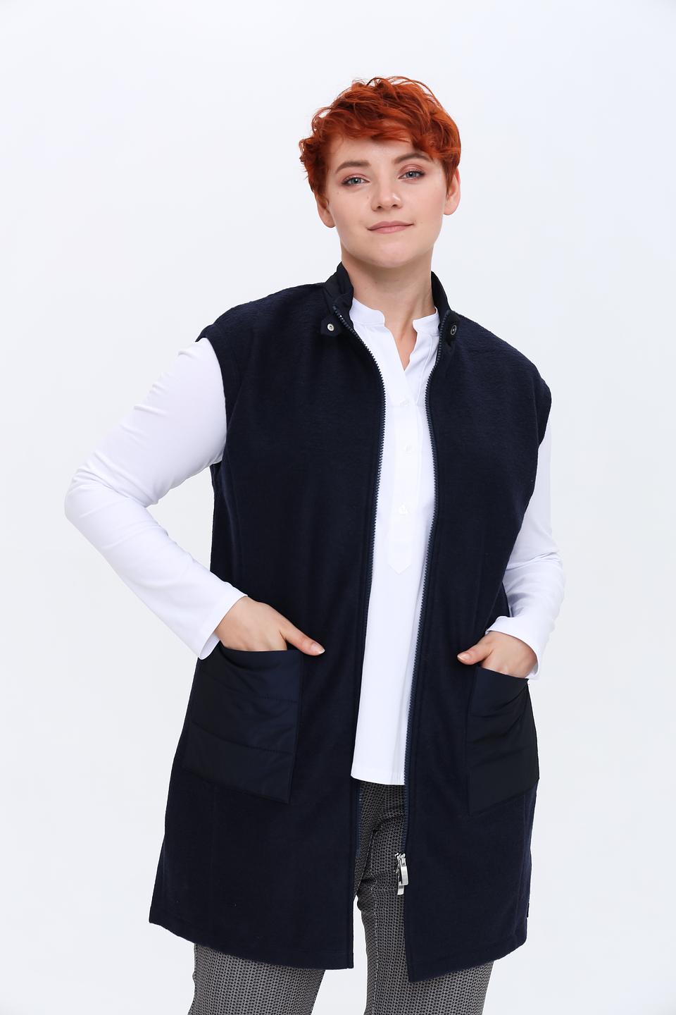 Жилет Rabe collection тёмно-синий