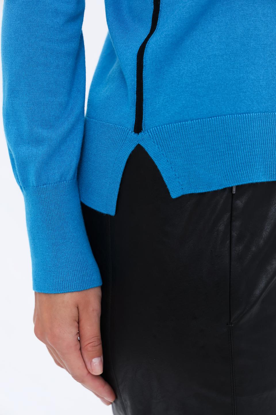 Пуловер Marc Cain бирюзовый