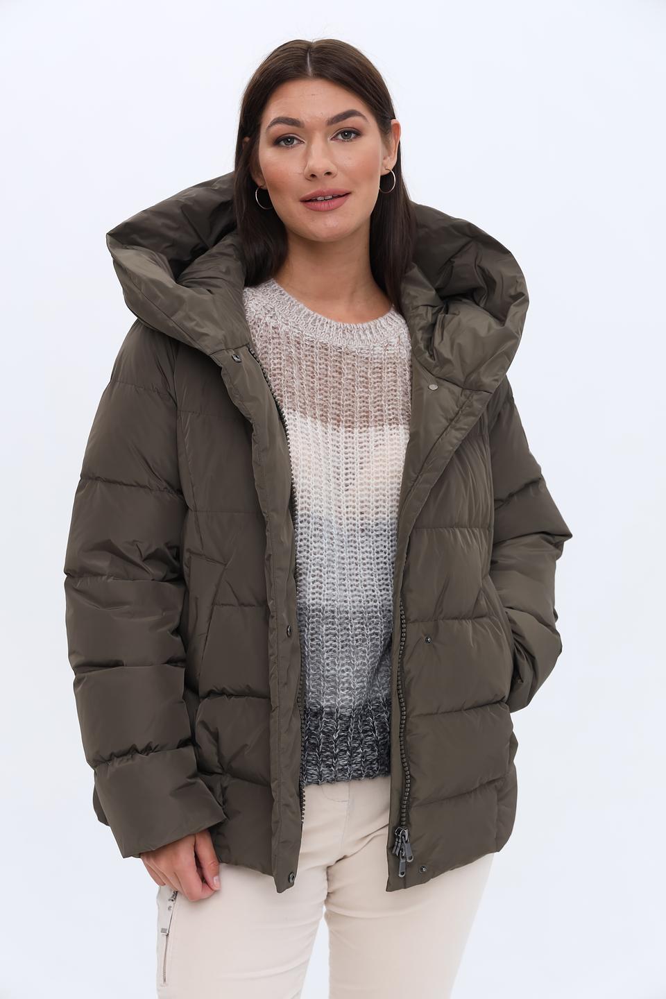 Куртка Luisa Cerano хаки с капюшоном