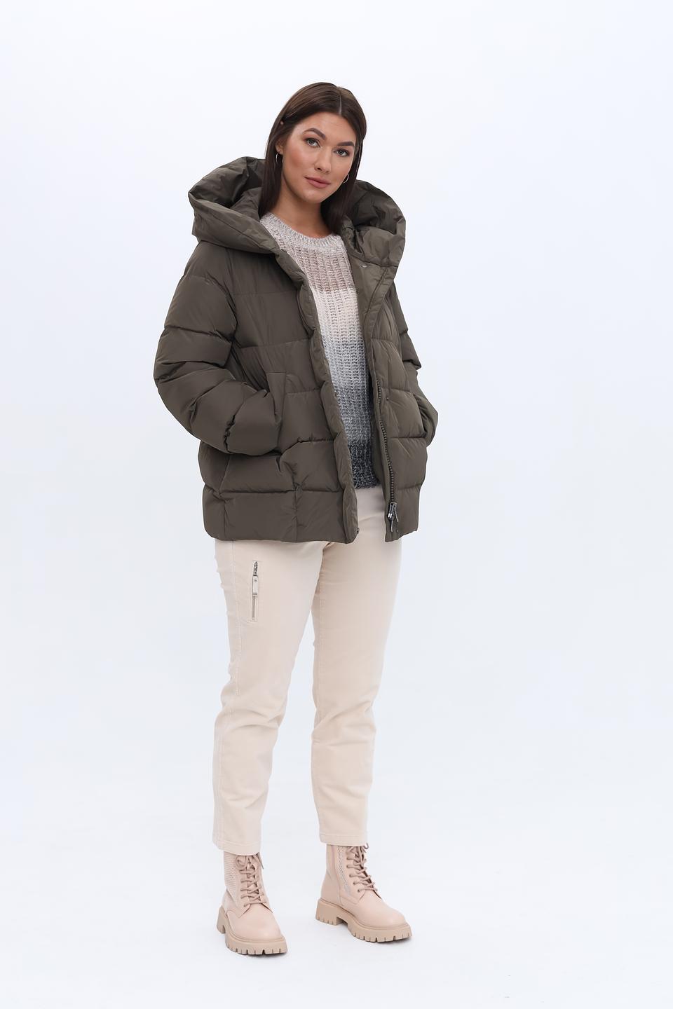 Куртка Luisa Cerano хаки с капюшоном