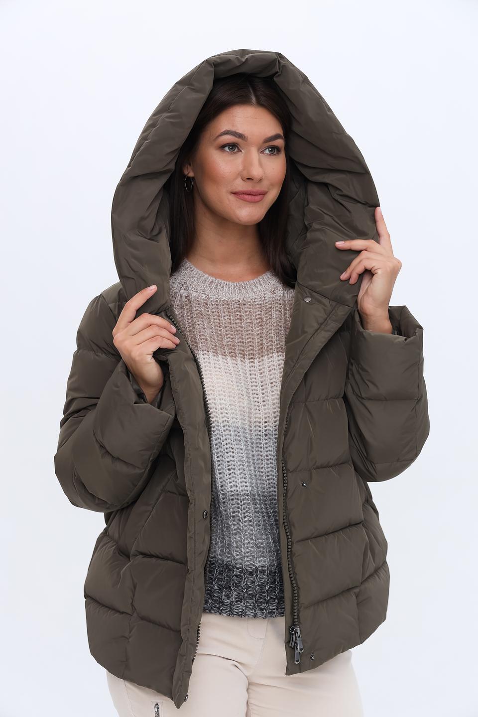 Куртка Luisa Cerano хаки с капюшоном