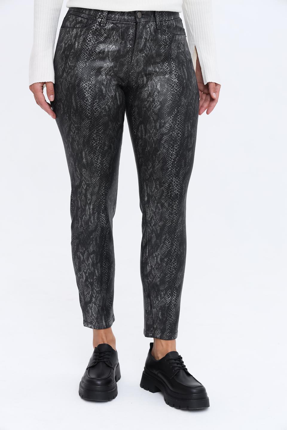 Джинсы Marc Cain с принтом reptile