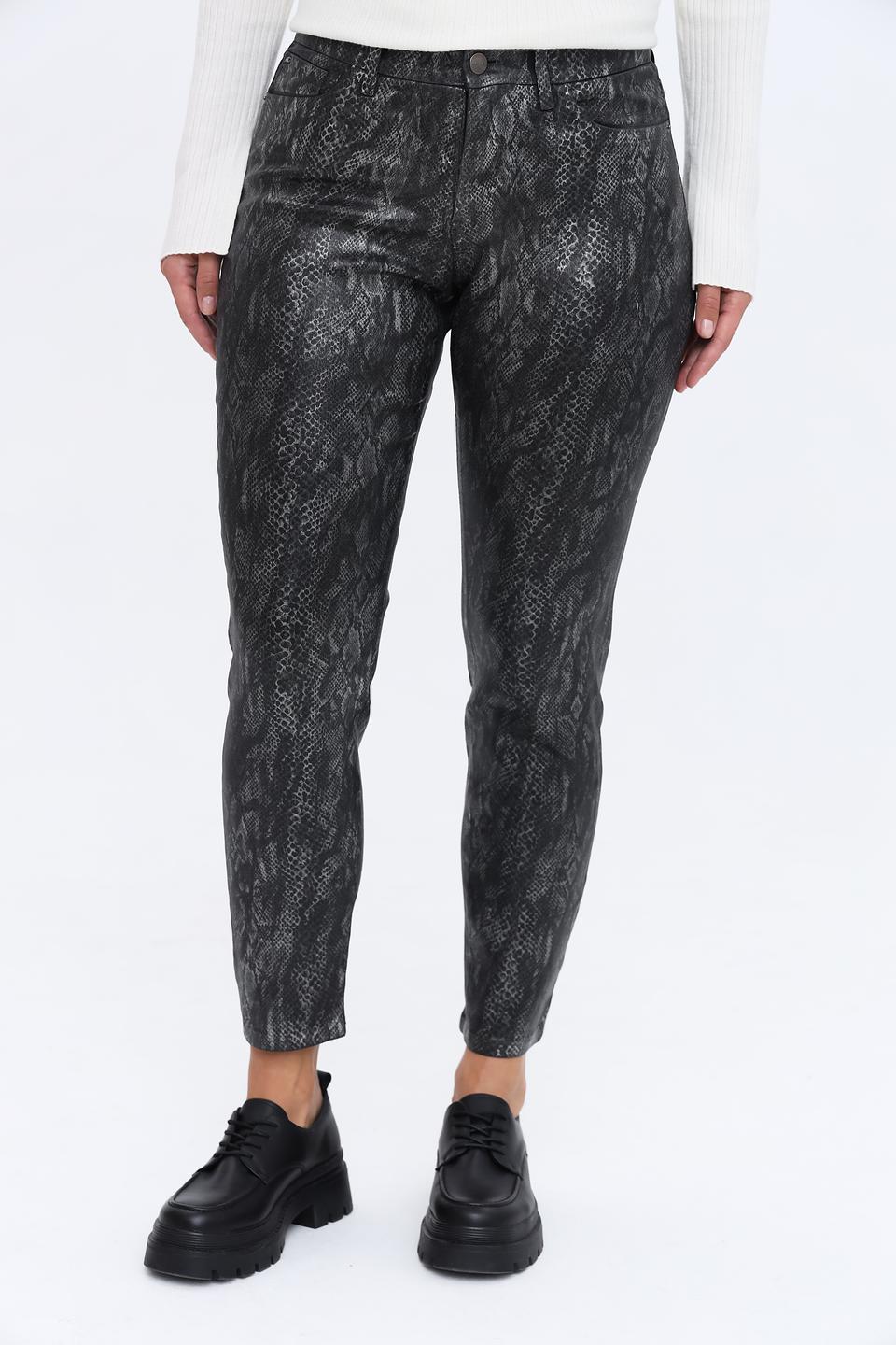 Джинсы Marc Cain с принтом reptile