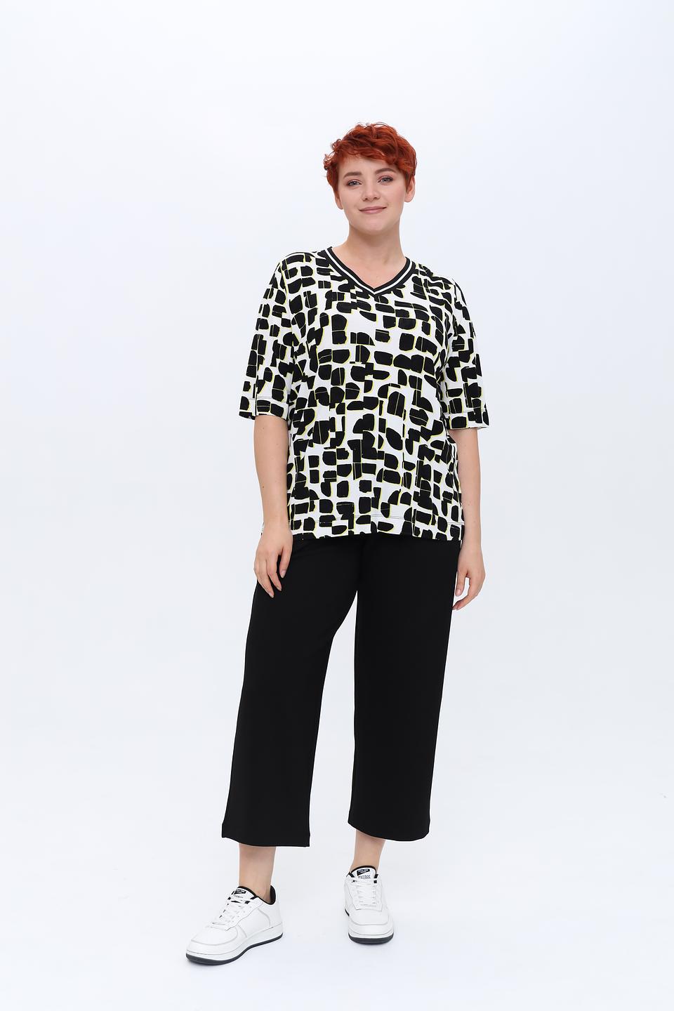 Брюки кюлоты Via Appia чёрные