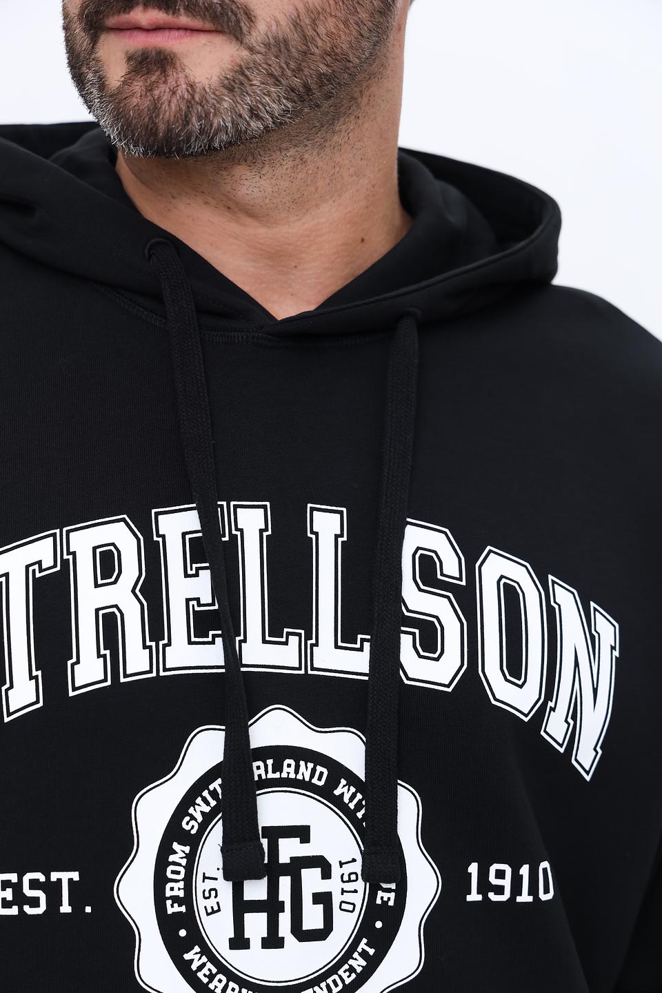 Толстовка Strellson с логотипом чёрная