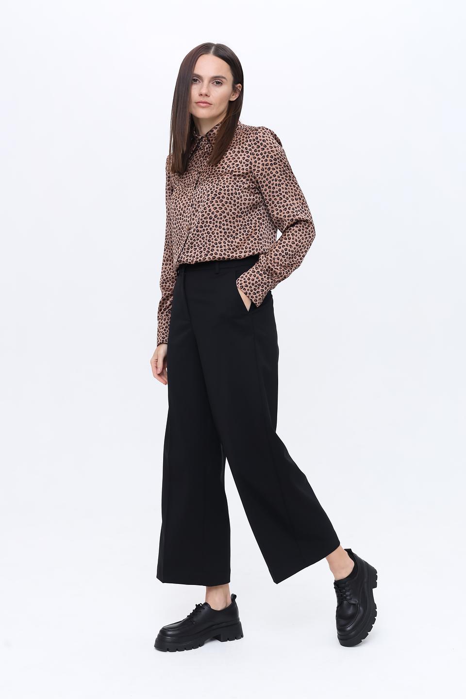 Брюки Penny Black палаццо чёрные