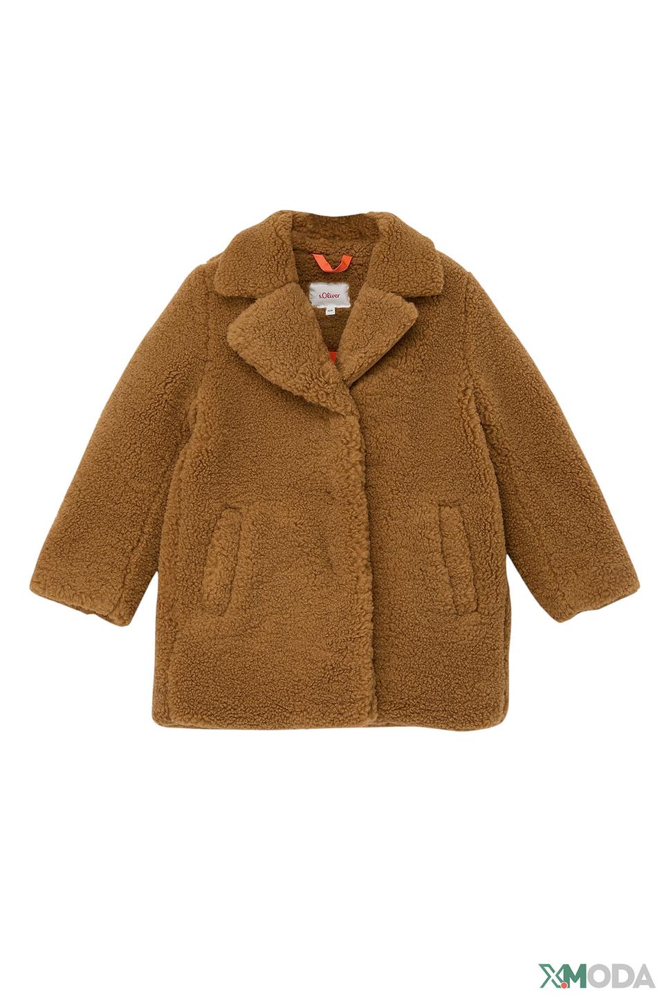 Куртка-тедди s.Oliver коричневая