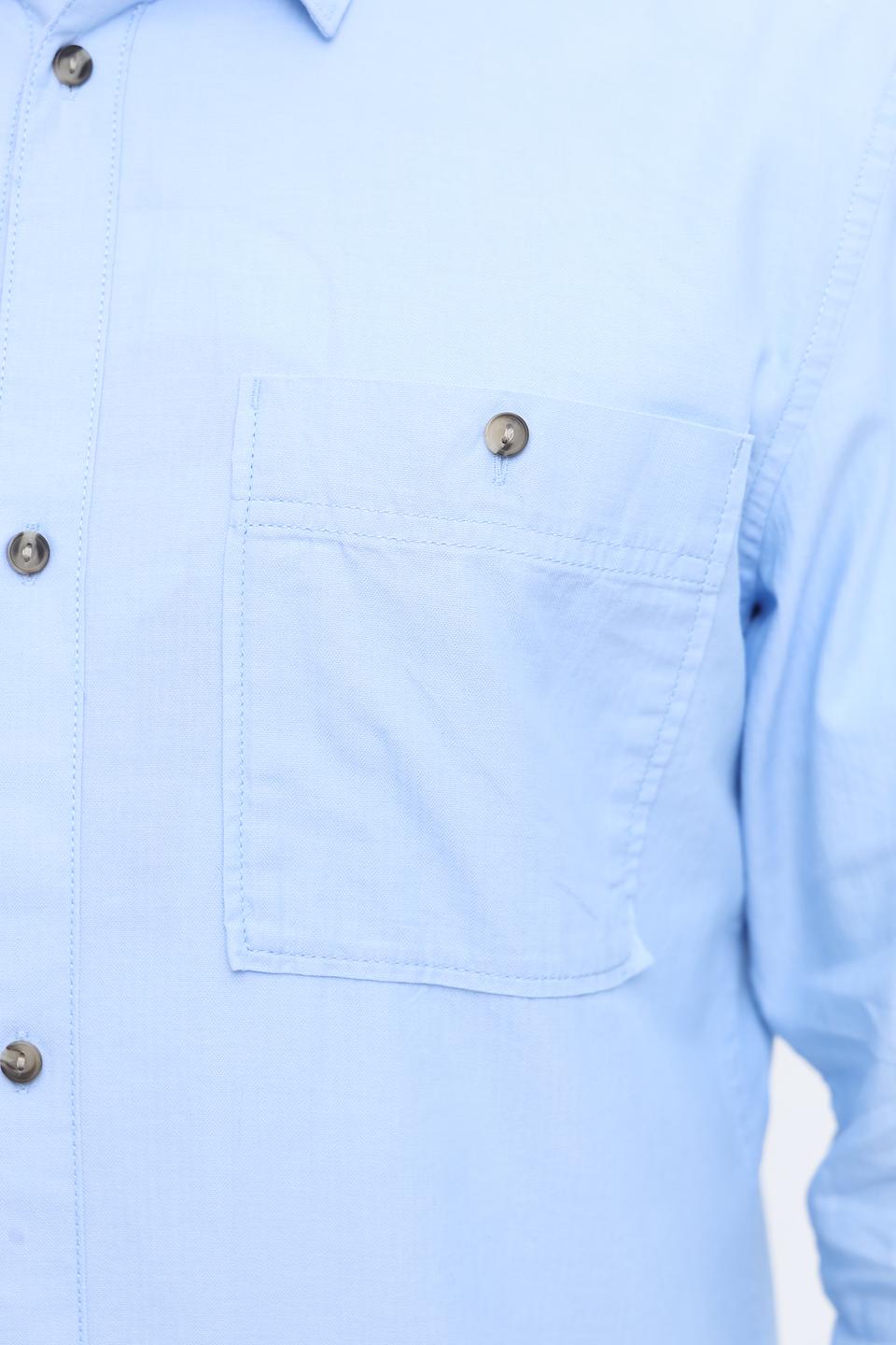 Рубашка дл Tom Tailor голубая