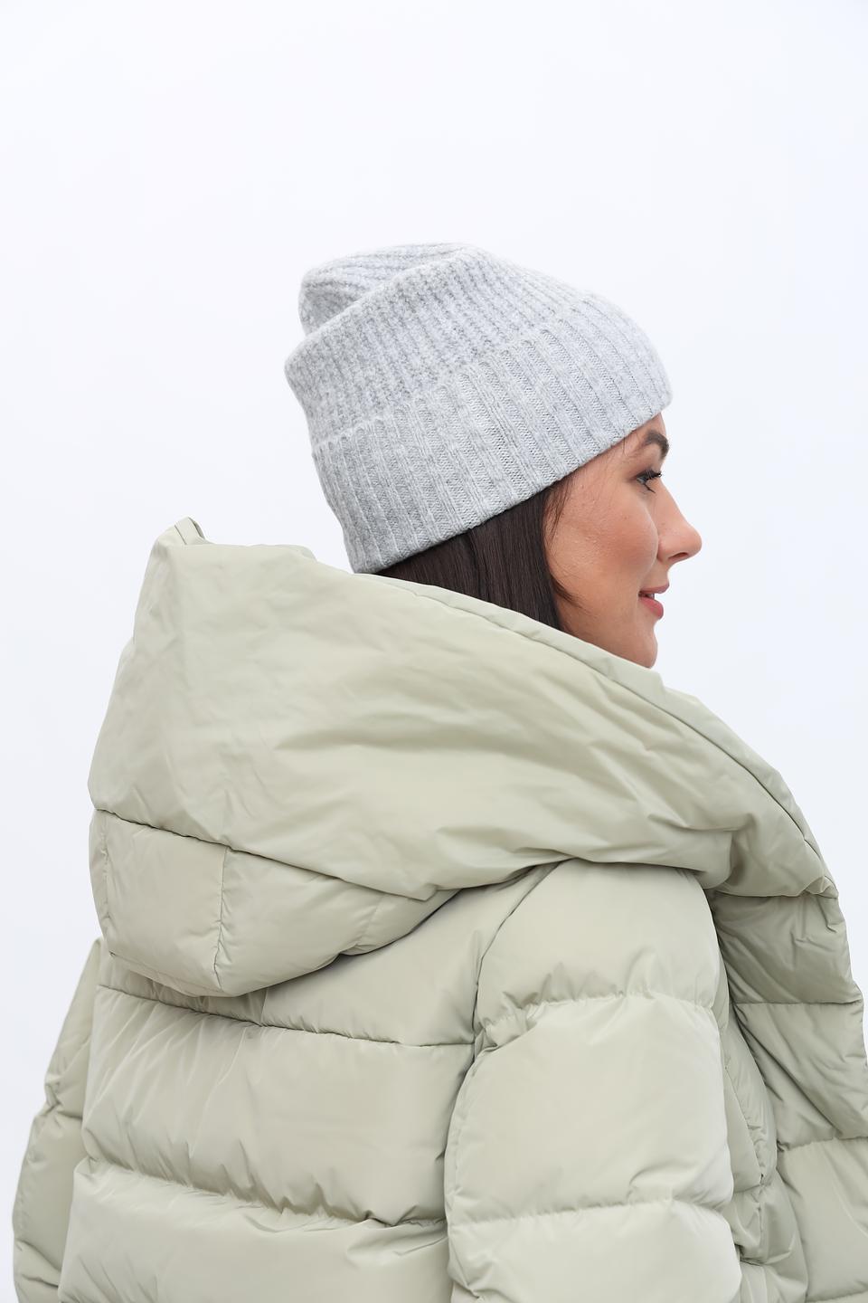 Шапка Tom Tailor denim серая