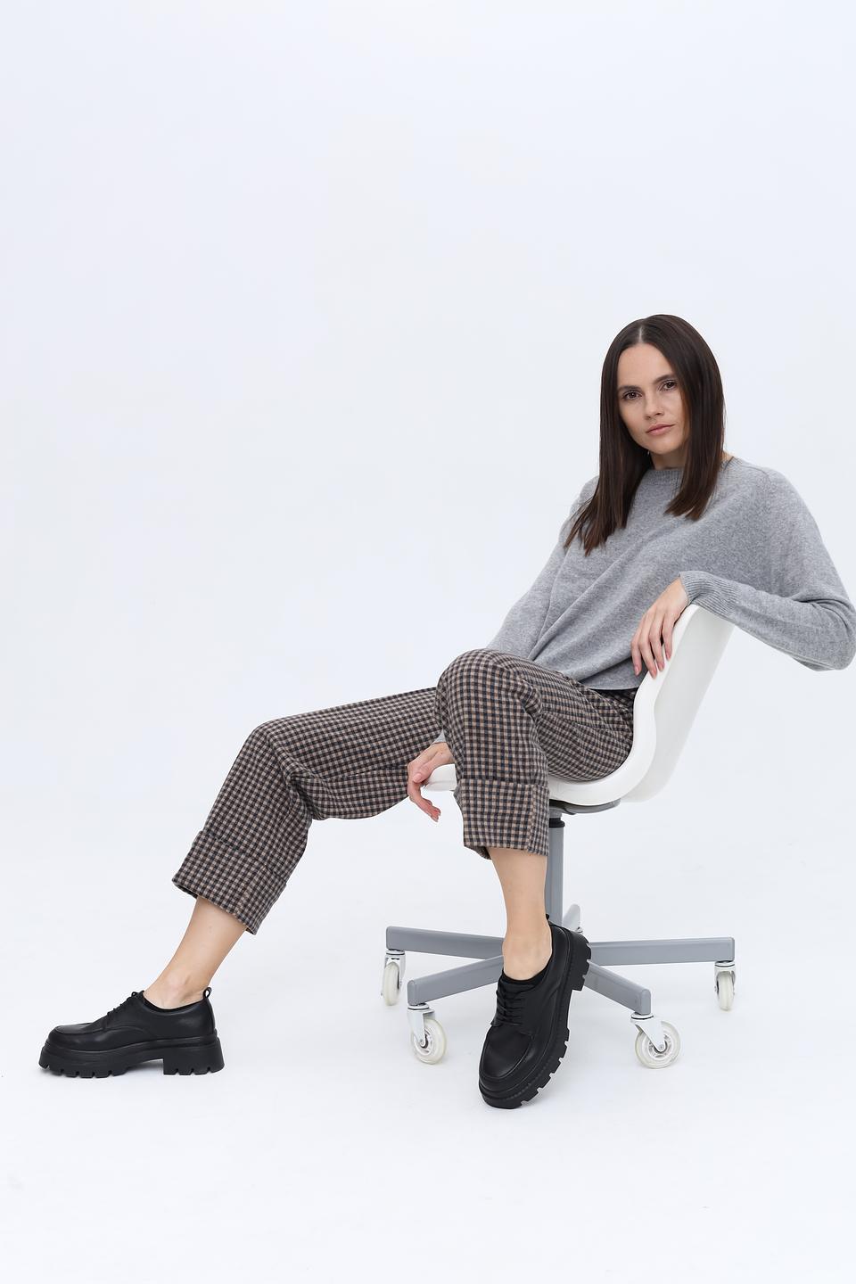 Брюки кл Tom Tailor в клетку