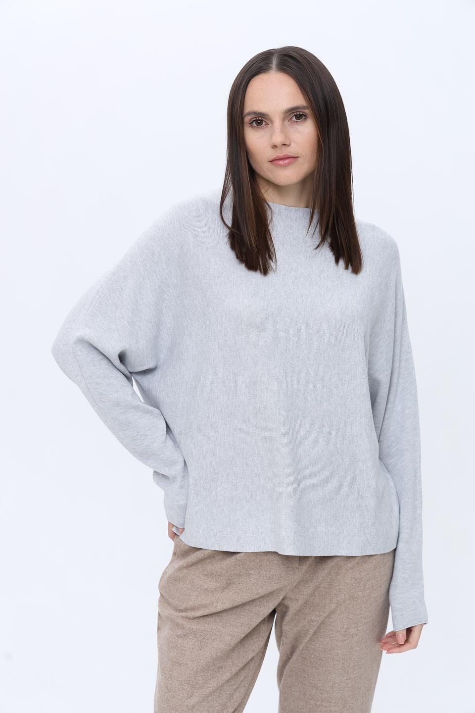 Пуловер Tom Tailor серый