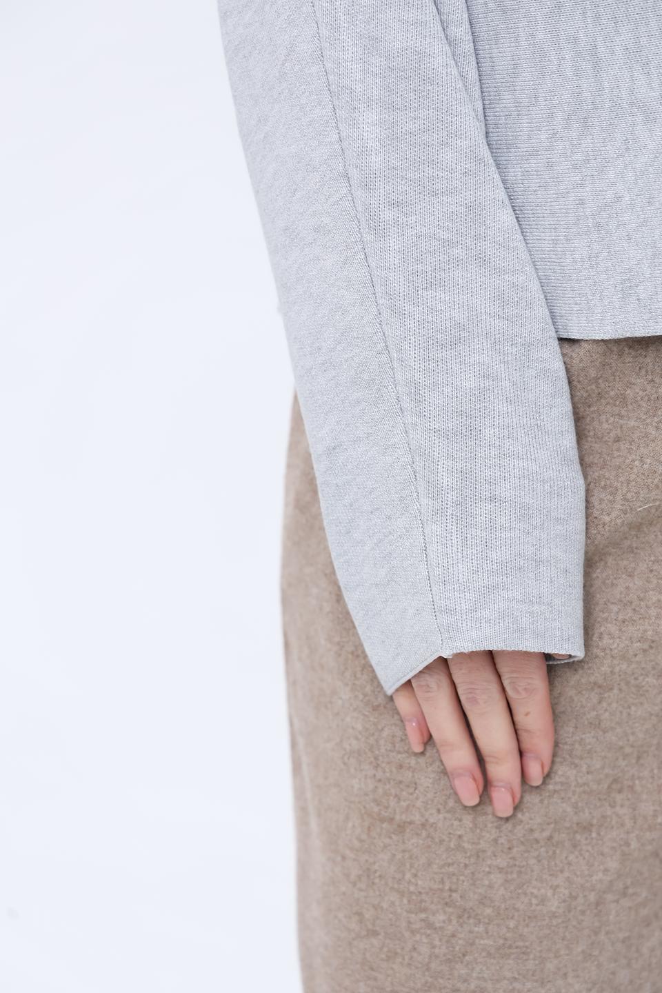 Пуловер Tom Tailor серый