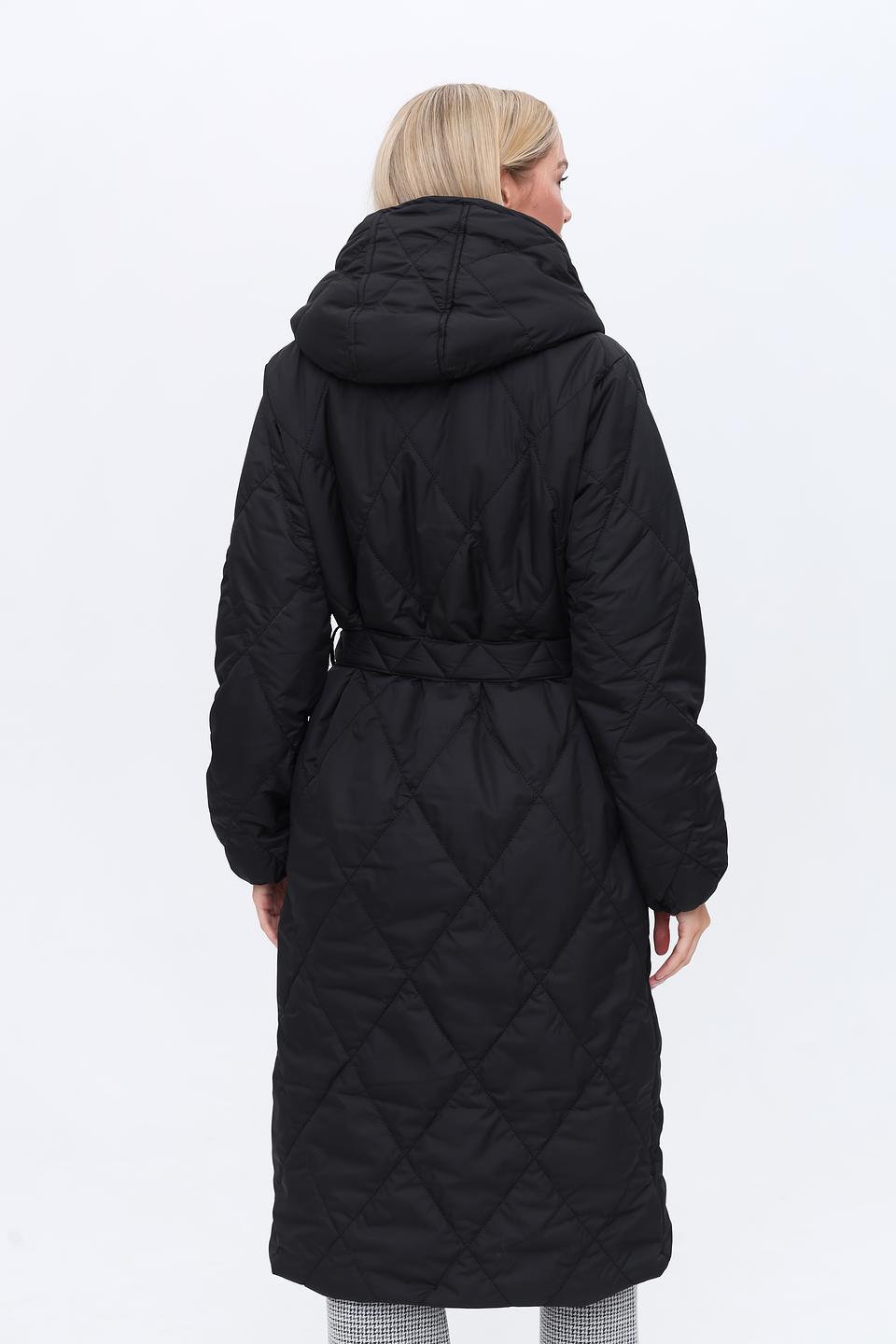 Пальто More and More стеганое чёрное