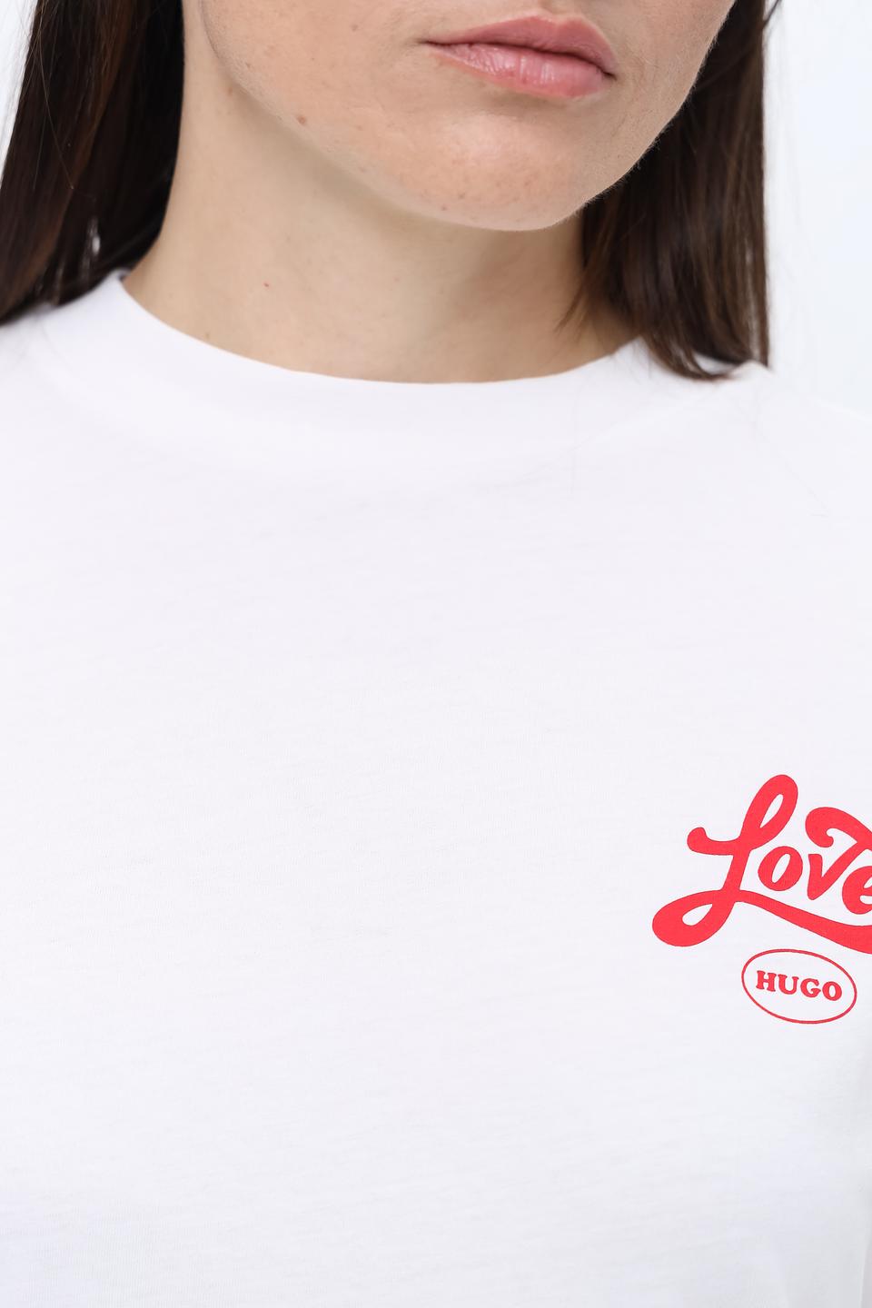Футболка Hugo женская с принтом