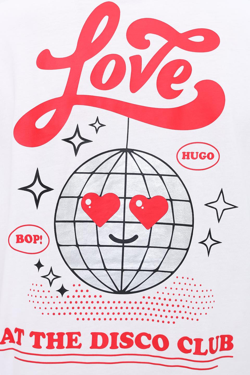 Футболка Hugo женская с принтом