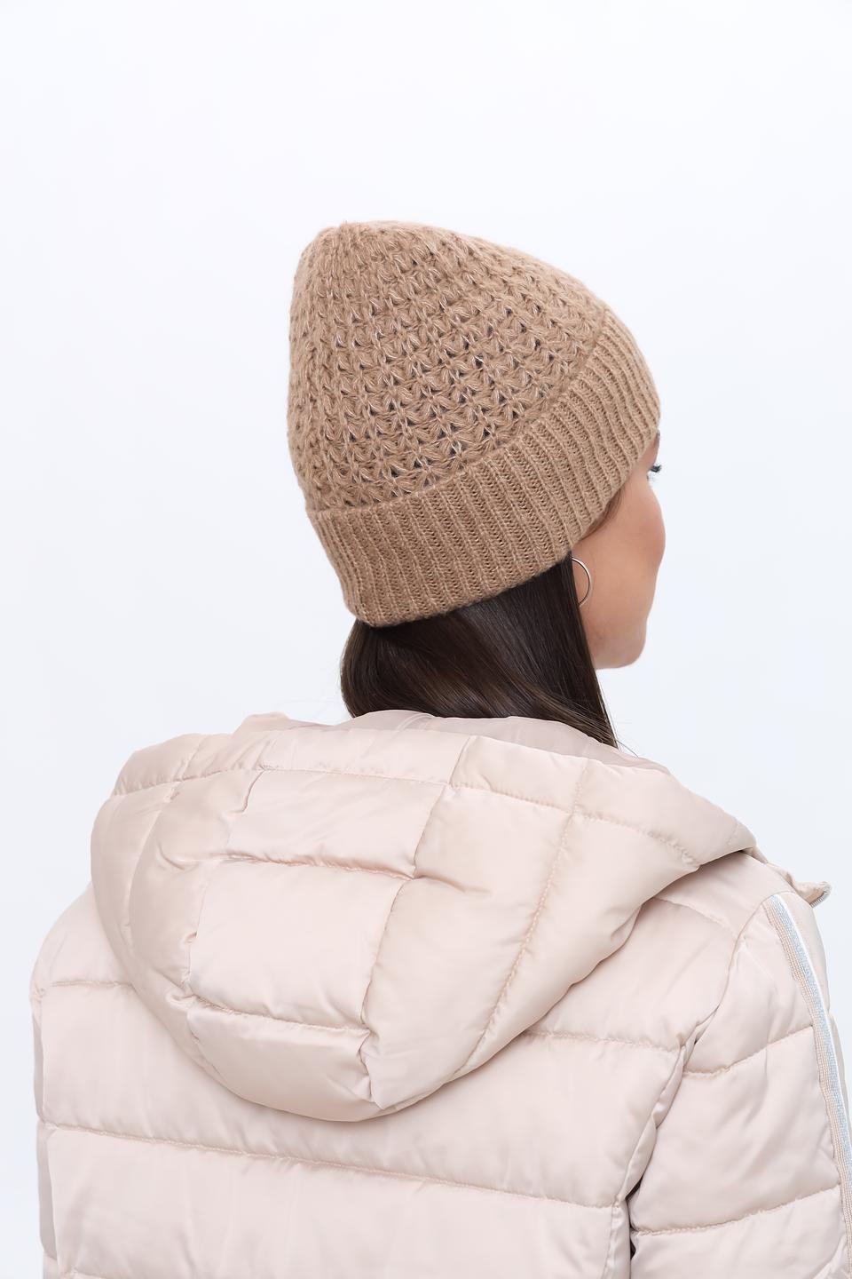 Шапка Penny Black вязаная бежевая