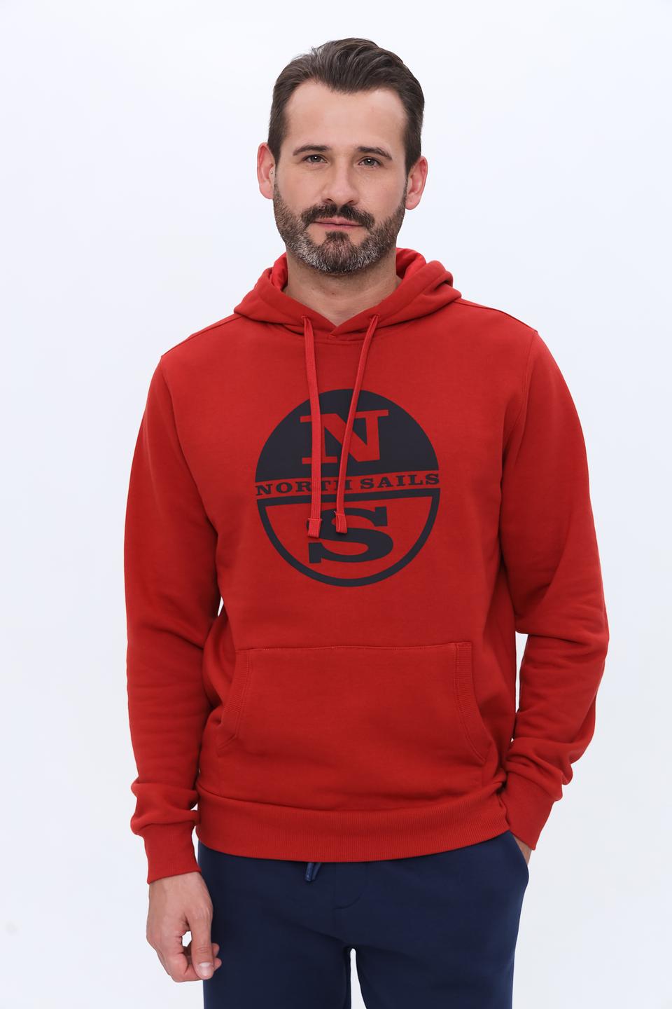 Толстовка North Sails с логотипом красный