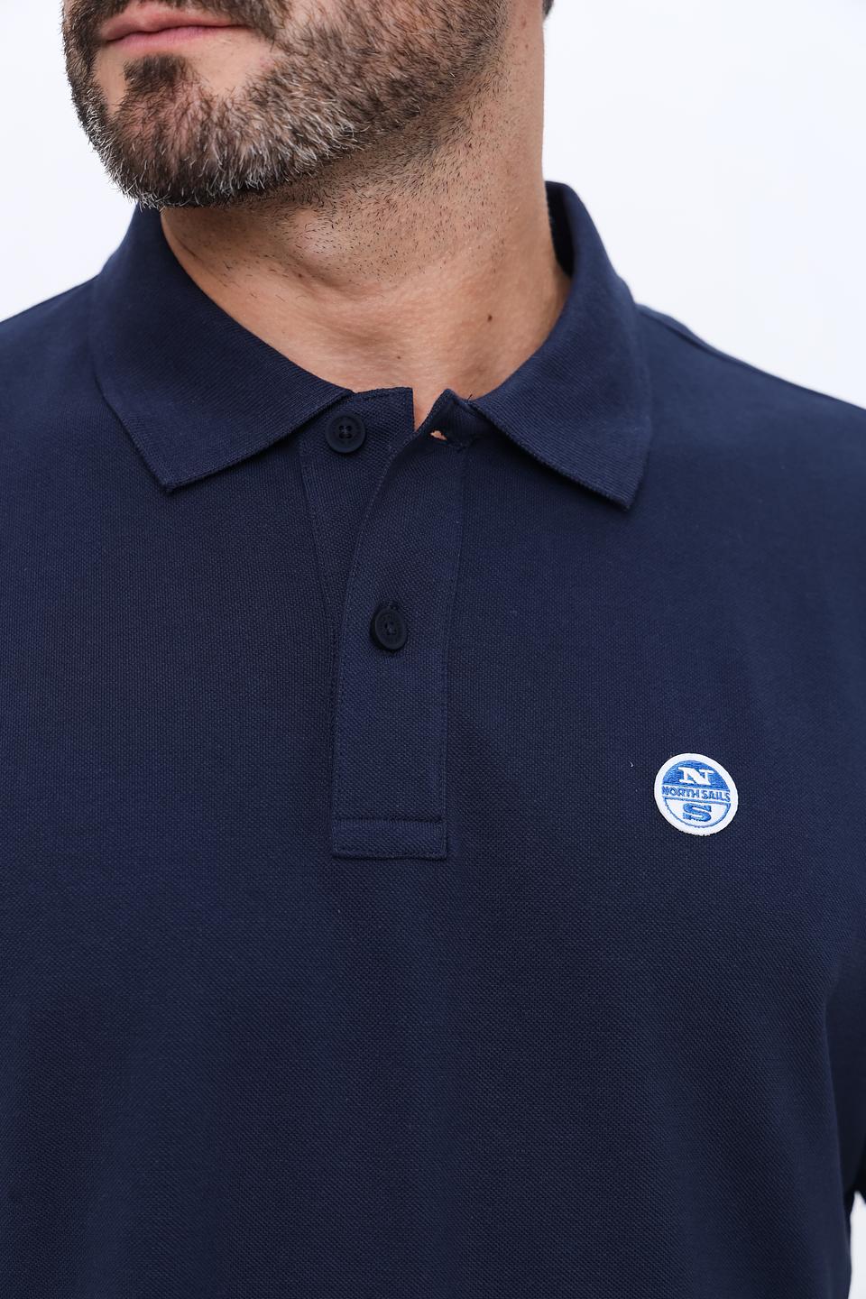 Поло North Sails муж. тёмно-синее