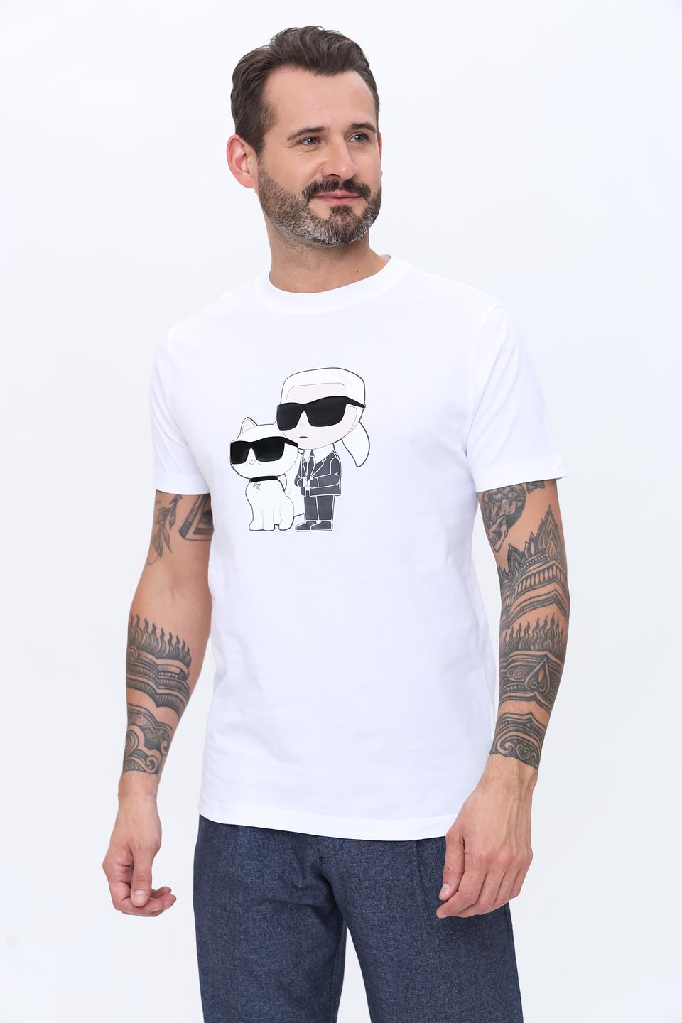 Футболка Karl Lagerfeld с принтом