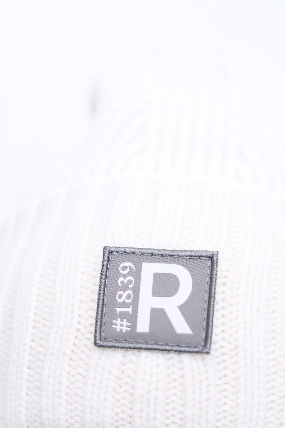 Шапка Roeckl белая с логотипом