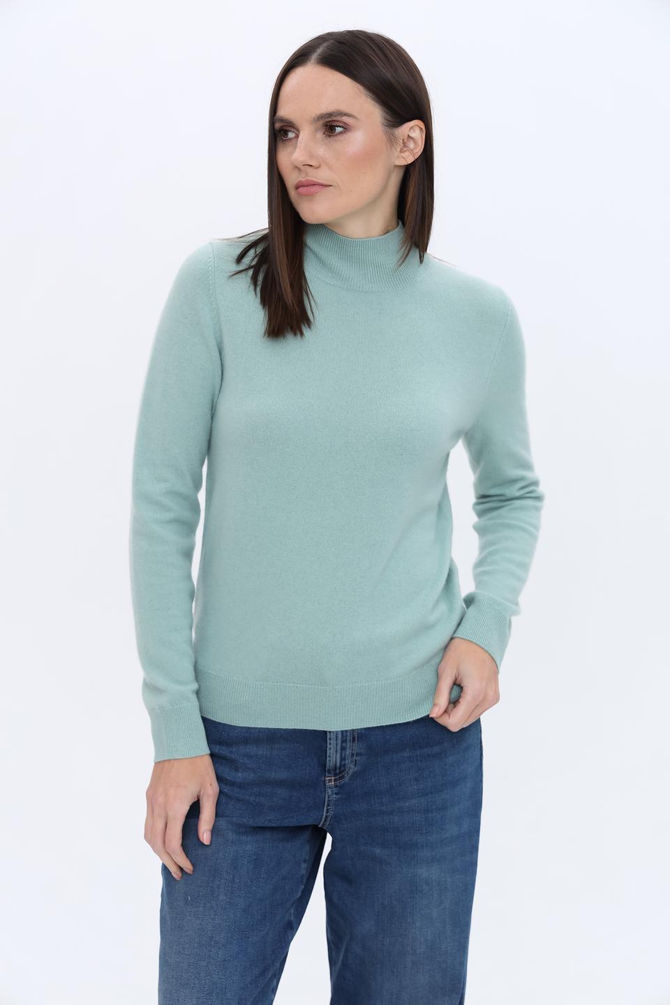 Водолазка Repeat кашемир мятный