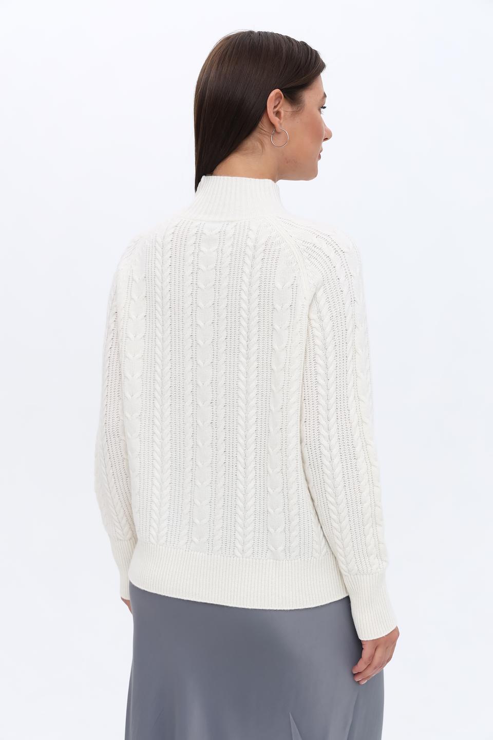 Пуловер Repeat кашемир молочный