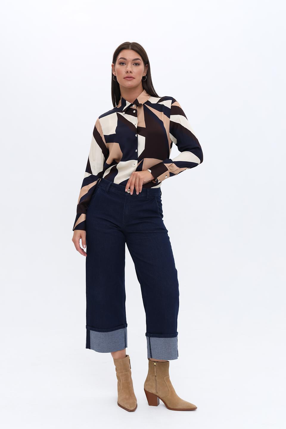 Рубашка Seidensticker геометрия