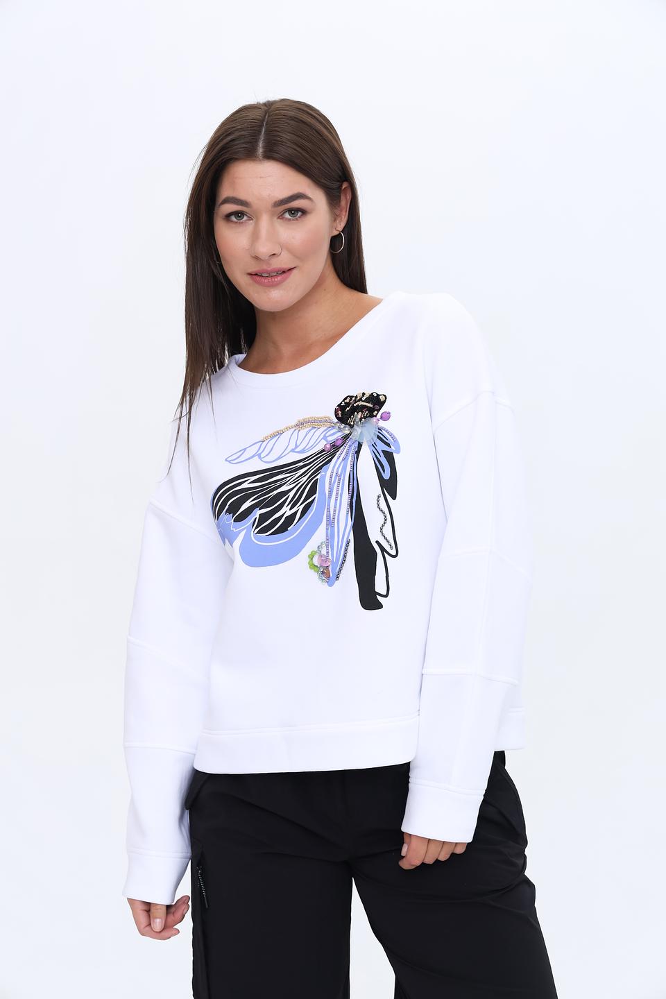 Пуловер Sportalm с принтом