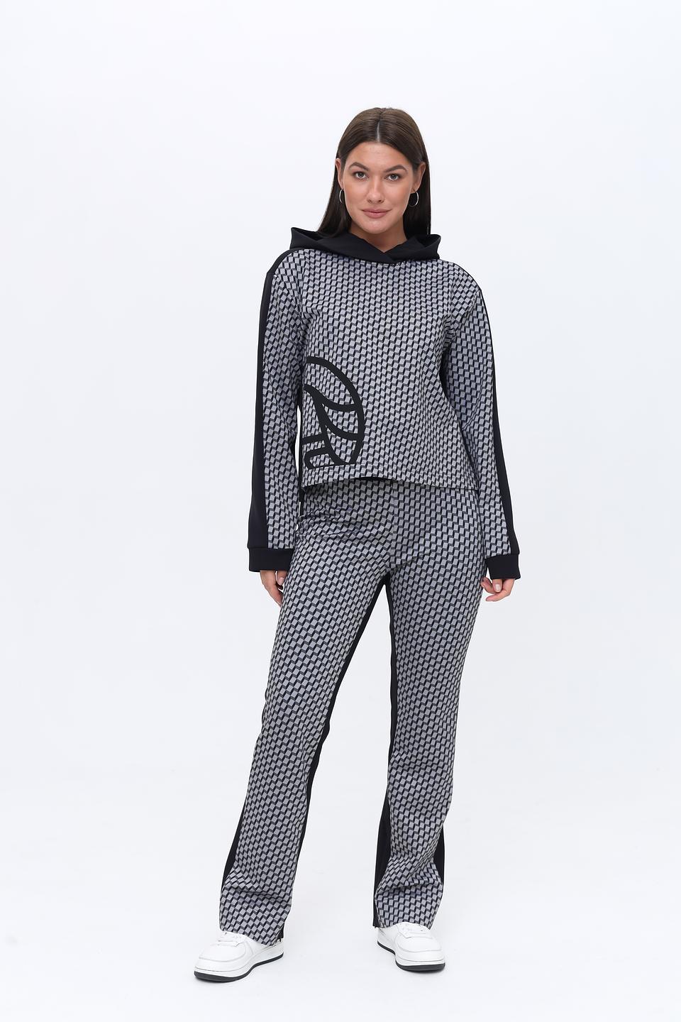 Пуловер Ulli Ehrlich Sportalm с принтом чёрный