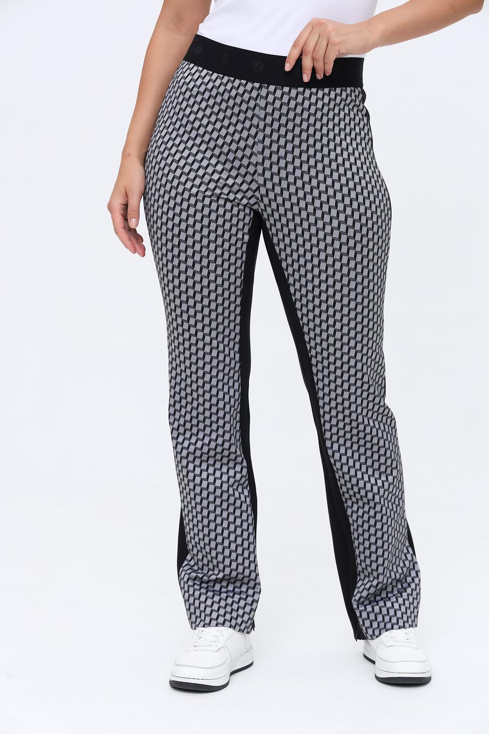 Брюки Ulli Ehrlich Sportalm с принтом серые