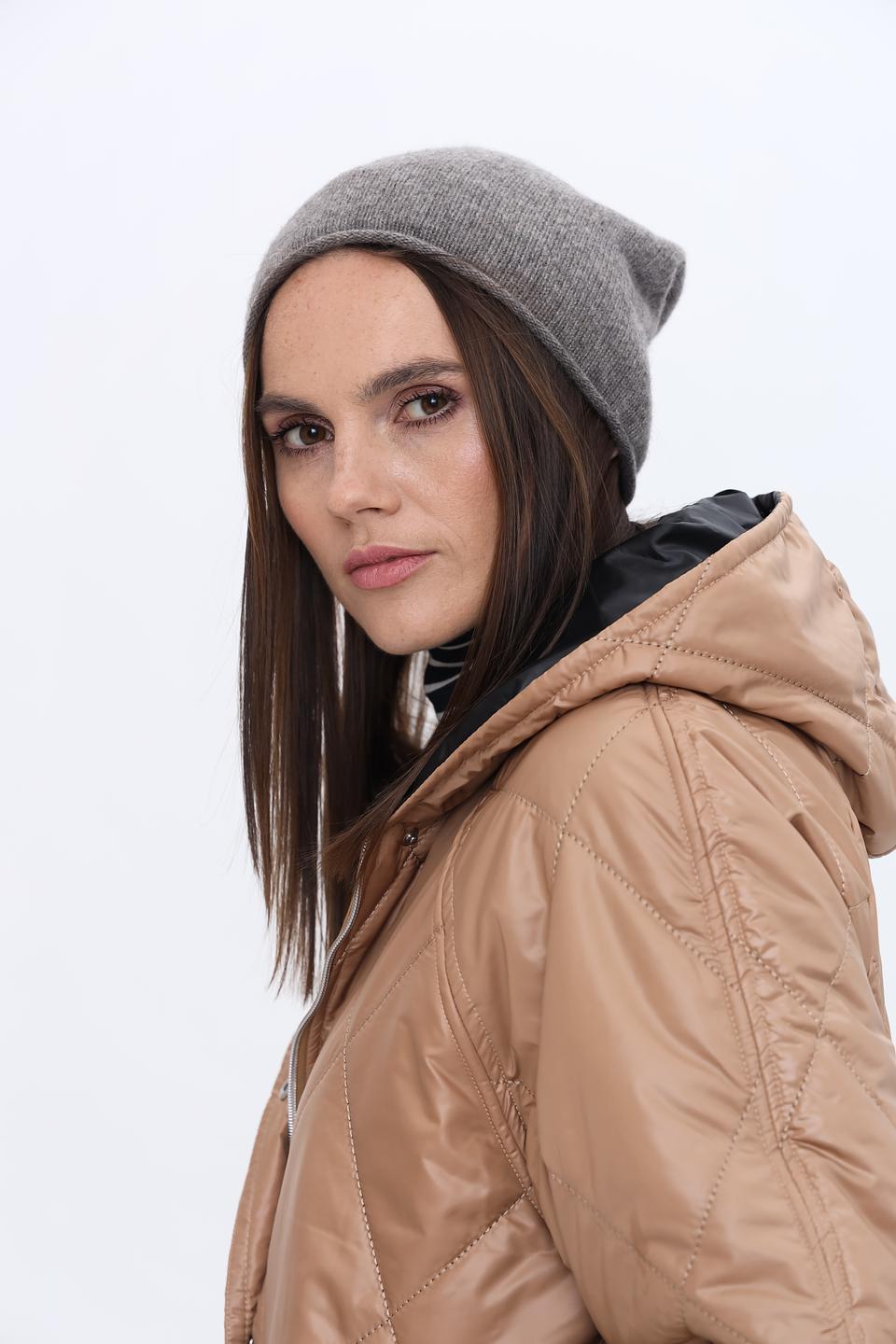 Шапка Seeberger кашемир серая